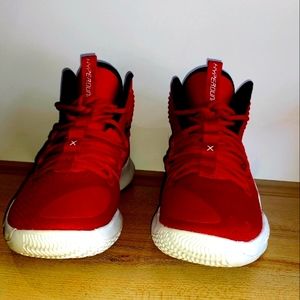 Nike size 5.5 boys in red